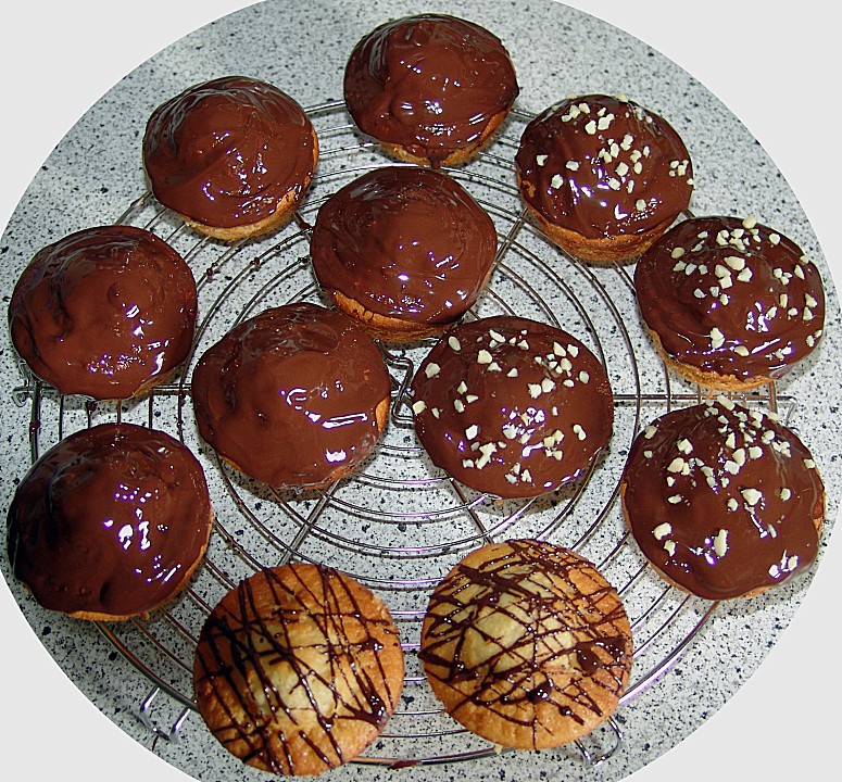 Orangen - Muffins mit Schokoglasur von BieneMaja88 | Chefkoch.de