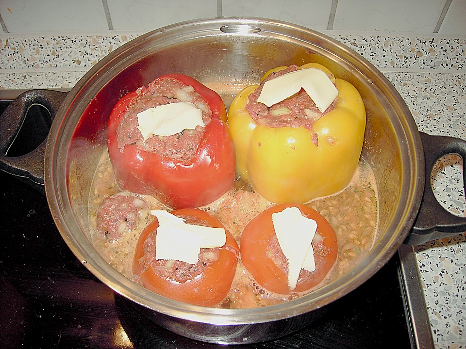 Gefüllte Tomaten / Paprika von youngmum | Chefkoch.de