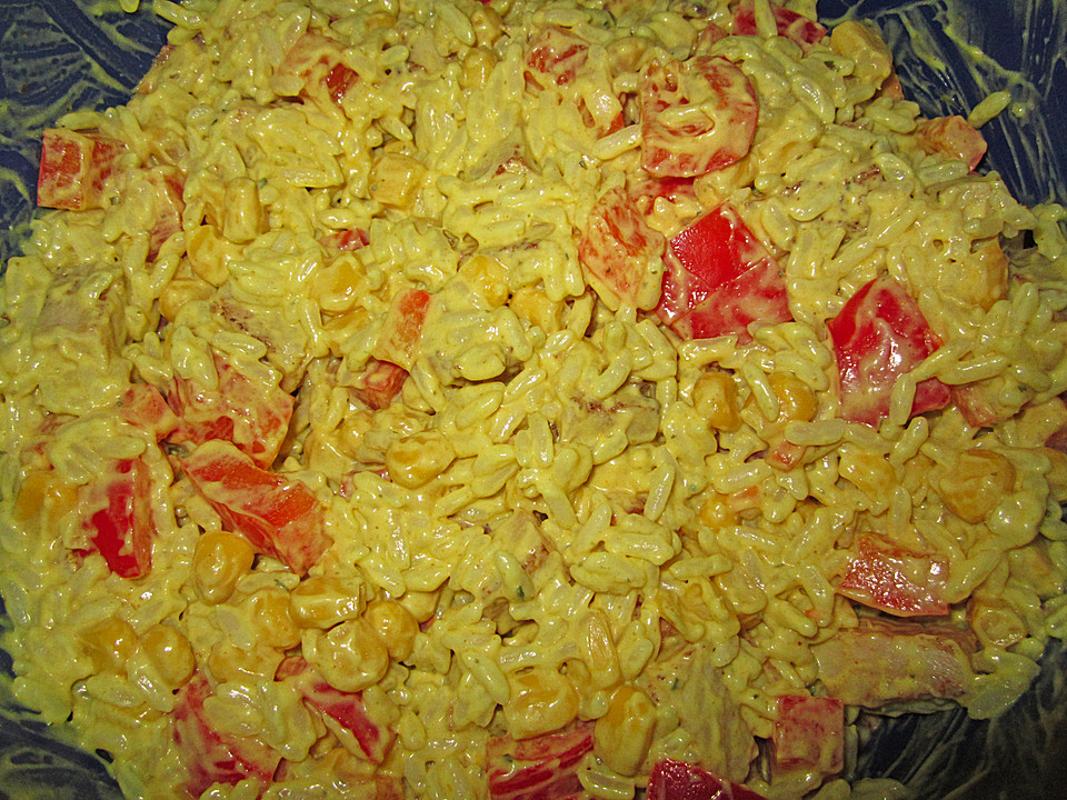Curry-Reissalat mit Mais und Paprika von Liesbeth | Chefkoch.de