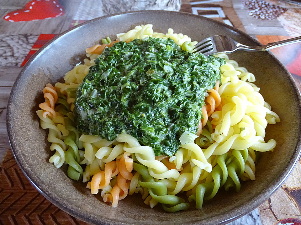 Spaghetti mit Spinat von Regina223 | Chefkoch.de