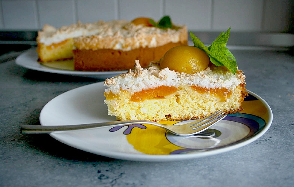 Aprikosenkuchen mit Baiserhaube von Geris | Chefkoch.de