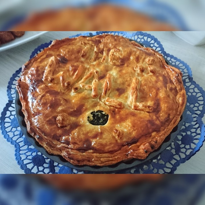 Blätterteig - Pie mit Hackfleisch - Spinat Füllung von Utee | Chefkoch.de
