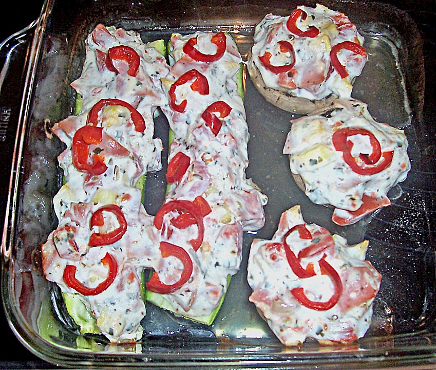 Gefüllte Zucchini mit Frischkäse von Mimmi2412 | Chefkoch.de