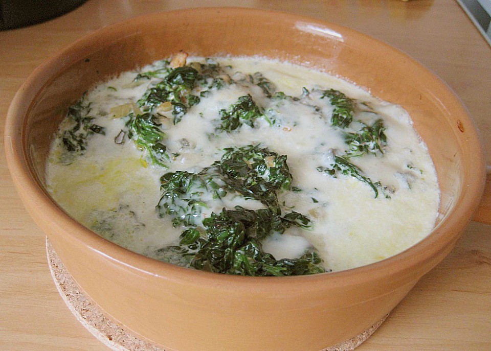 Hähnchenbrustfilet mit Spinat und Gorgonzola überbacken von Rantanplan ...