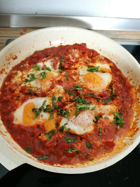 Türkisches Eiergericht mit Gemüse-Menemen von Meinerezepte_Aynur ...