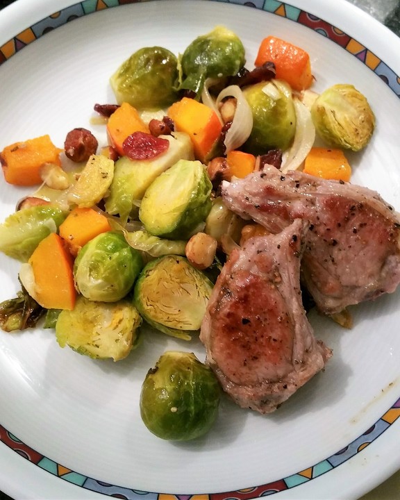 Rosenkohl und Kürbis aus dem Backofen von ars_vivendi | Chefkoch.de