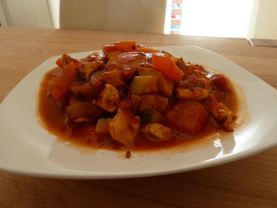 LowCarb ZucchiniPaprikaHähnchenPfanne von La_Cuisine_1990 Chefkoch.de