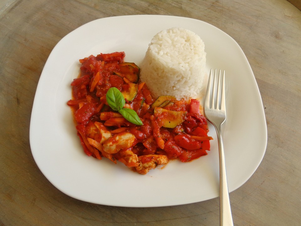 LowCarb ZucchiniPaprikaHähnchenPfanne von La_Cuisine_1990 Chefkoch.de