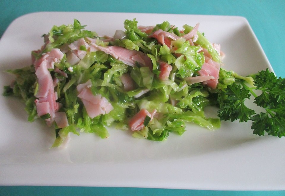 Wirsingsalat mit Kochschinken von movostu | Chefkoch.de