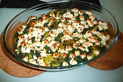 Gnocchi-Spinat-Auflauf mit Feta (Rezept mit Bild ...