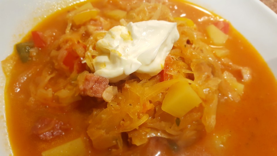 Sauerkraut - Paprika Suppe von UlrikeM | Chefkoch.de