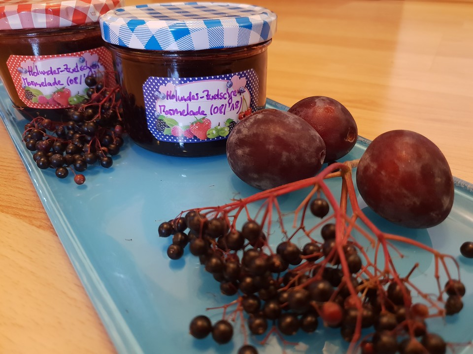 Holunder - Zwetschgen Marmelade von DieliebeBeate | Chefkoch.de