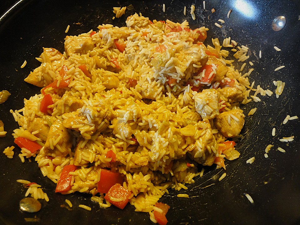 Curryreis mit Hähnchenbrust von Michi_18 | Chefkoch.de