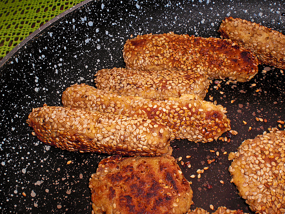 Tofu - Laibchen mit Sesamkruste von Dragonfly-Lady | Chefkoch.de