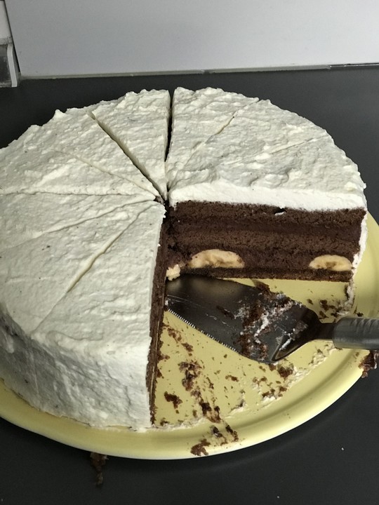 Ostertorte mit Bananen und Schokosahne von He-fe | Chefkoch.de