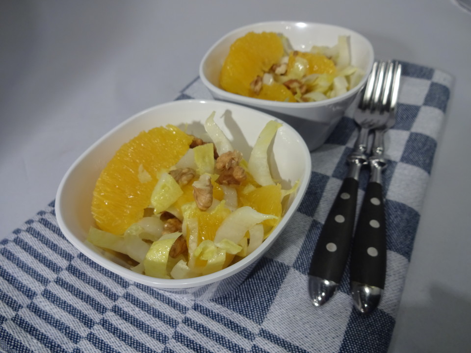 Chicoree Orangen Salat von koch-kinoDE | Chefkoch.de