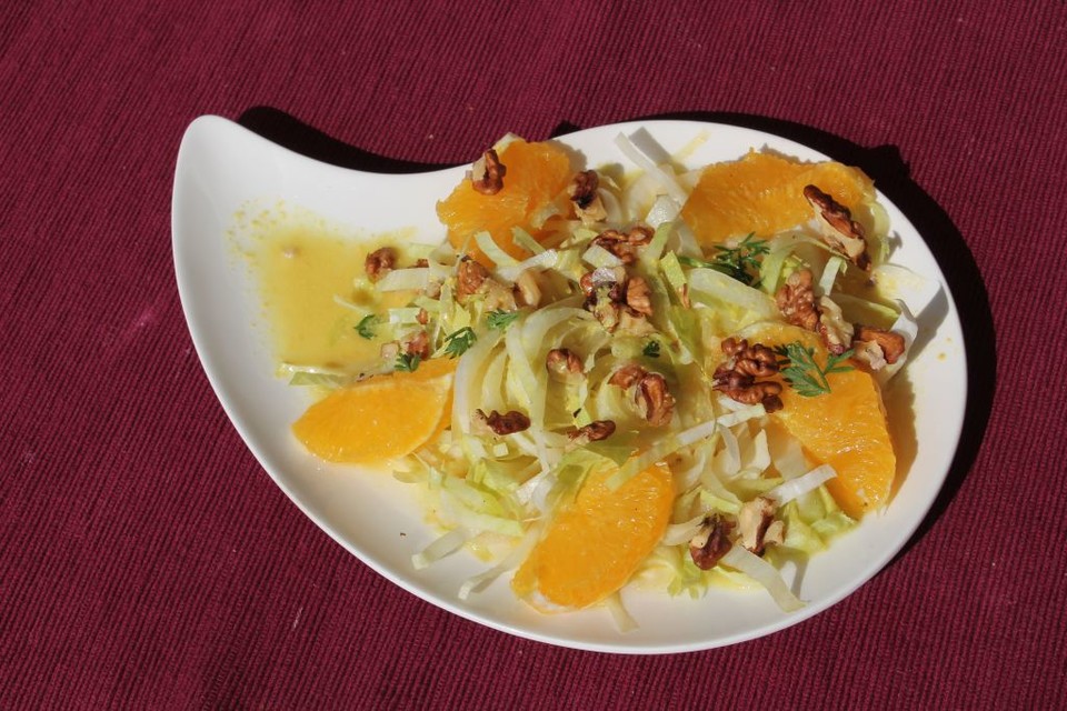 Chicoree Orangen Salat von koch-kinoDE | Chefkoch.de