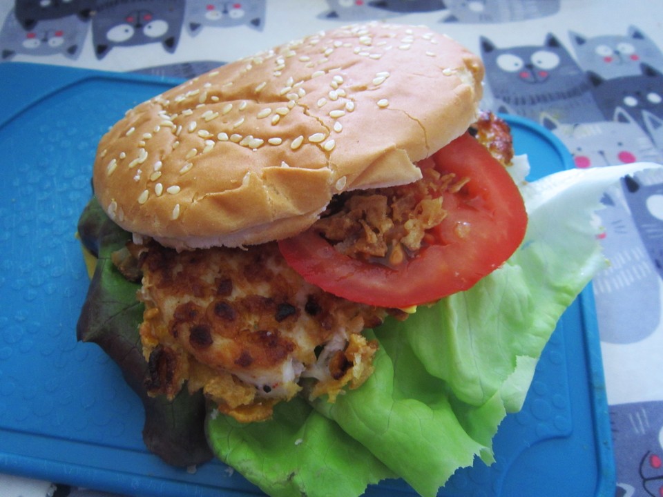 Crispy Chicken Burger von amerikanischkochenDE Chefkoch.de