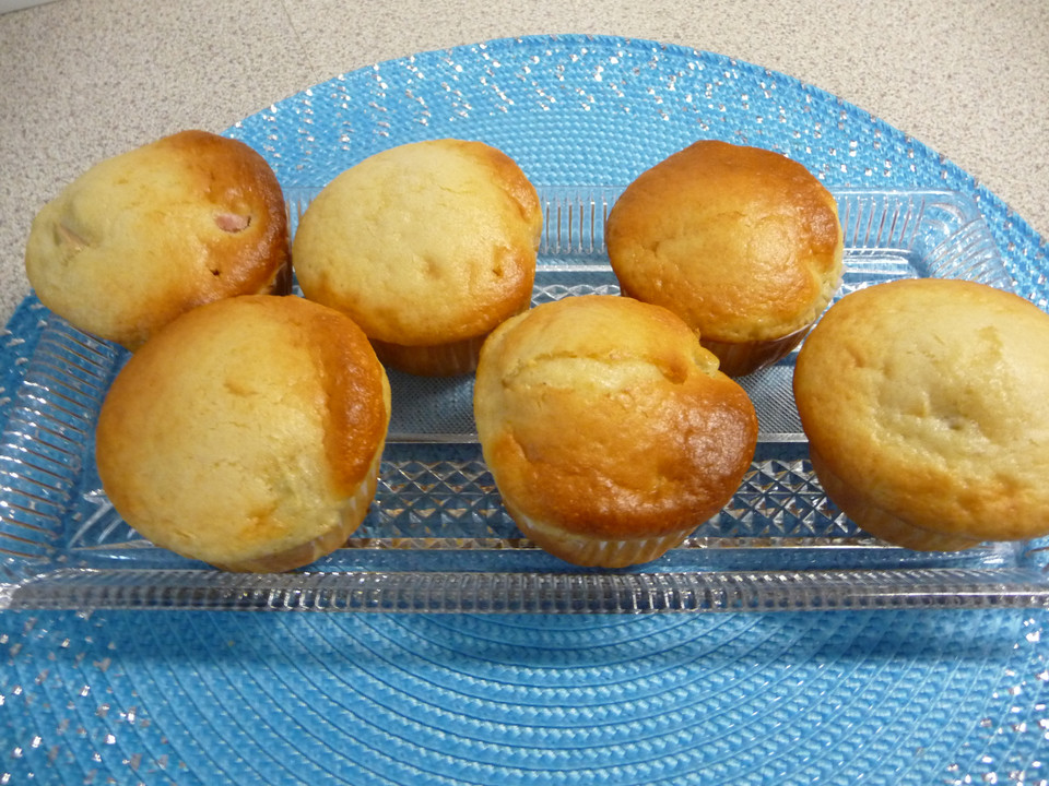 JoghurtAhornsirupMuffins mit Rhabarber von PeachPie12 Chefkoch.de