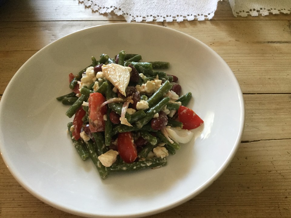 Bohnensalat mit Schafskäse von kallehalle | Chefkoch.de