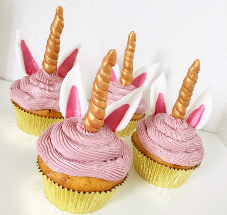 Einhorn Muffins Rezepte, Kinder Muffins Einhorn
