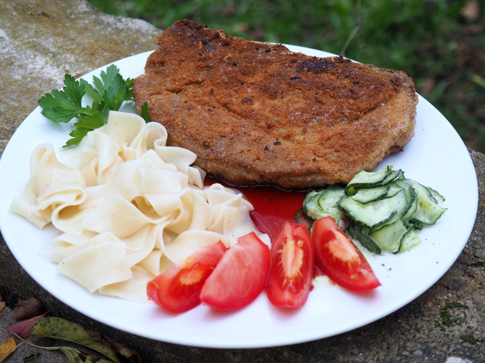 Kotelett mit Rotweinsoße und Tomaten von Anaid55 | [Chefkoch.de|http ...