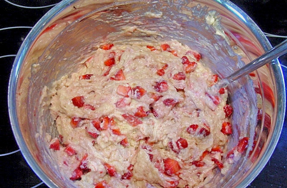 Walnuss - Erdbeer - Muffins von floo | Chefkoch.de