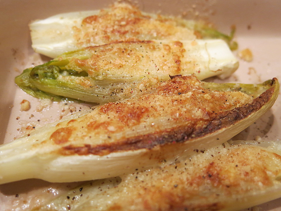 Chicoree mit Parmesankruste von ajnom | Chefkoch.de