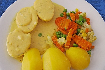 Senfeier mit buntem Gemüse 5