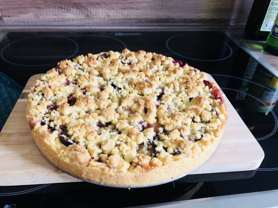 Zwetschgen-Streuselkuchen mit Pudding von PitZwo | Chefkoch.de