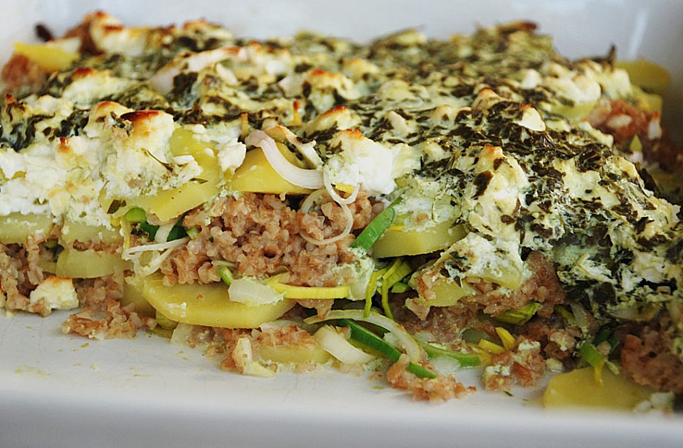 Kartoffel - Grünkern - Auflauf