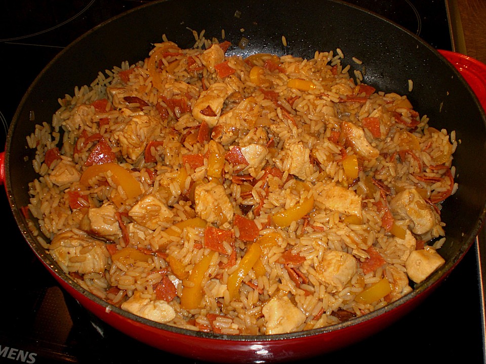 Hähnchen - Reis - Pfanne von Knutella | Chefkoch.de