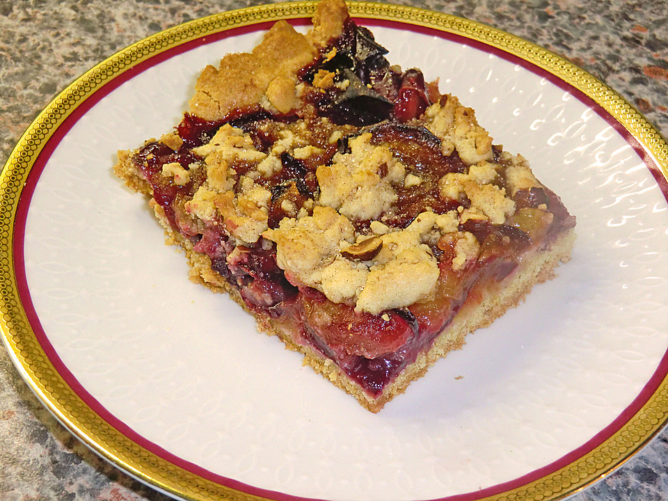 Pflaumenkuchen mit Streuseln (Rezept mit Bild) von Connecticut ...