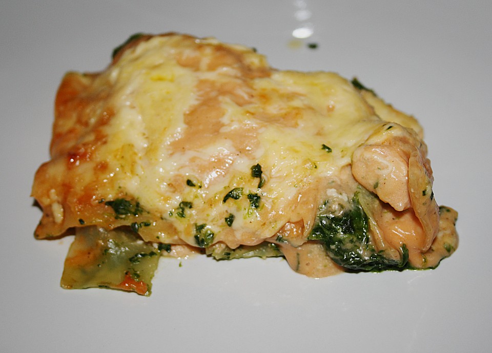 Lachs-Lasagne mit Spinat von Stetim | Chefkoch.de