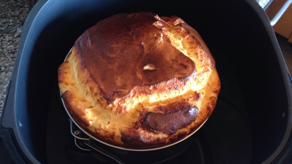 Fructosearmer Käsekuchen für den Airfryer