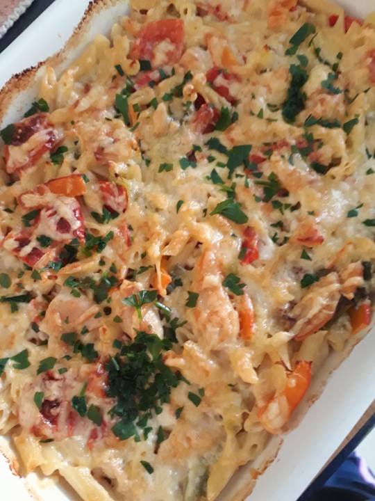 Altbaerlis Hühnchen-Nudelauflauf von altbaerli | Chefkoch.de