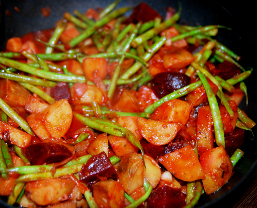Kartoffel-Rote Bete Pfanne von iri86 | Chefkoch.de