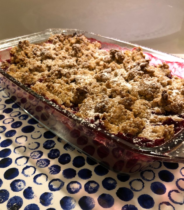Himbeer-Apfel-Crumble von Smooserts | Chefkoch.de