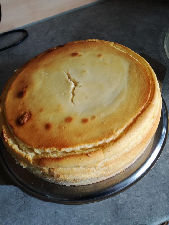 Käsekuchen mit Erdbeeren von Annes_Kochschule | Chefkoch.de