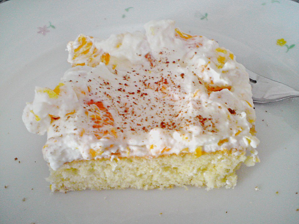 Fantakuchen mit Mandarinen-Schmand von newbee | Chefkoch.de