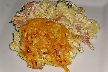 Brokkoli - Nudelauflauf mit Kräuter - Schmelzkäsesoße 23