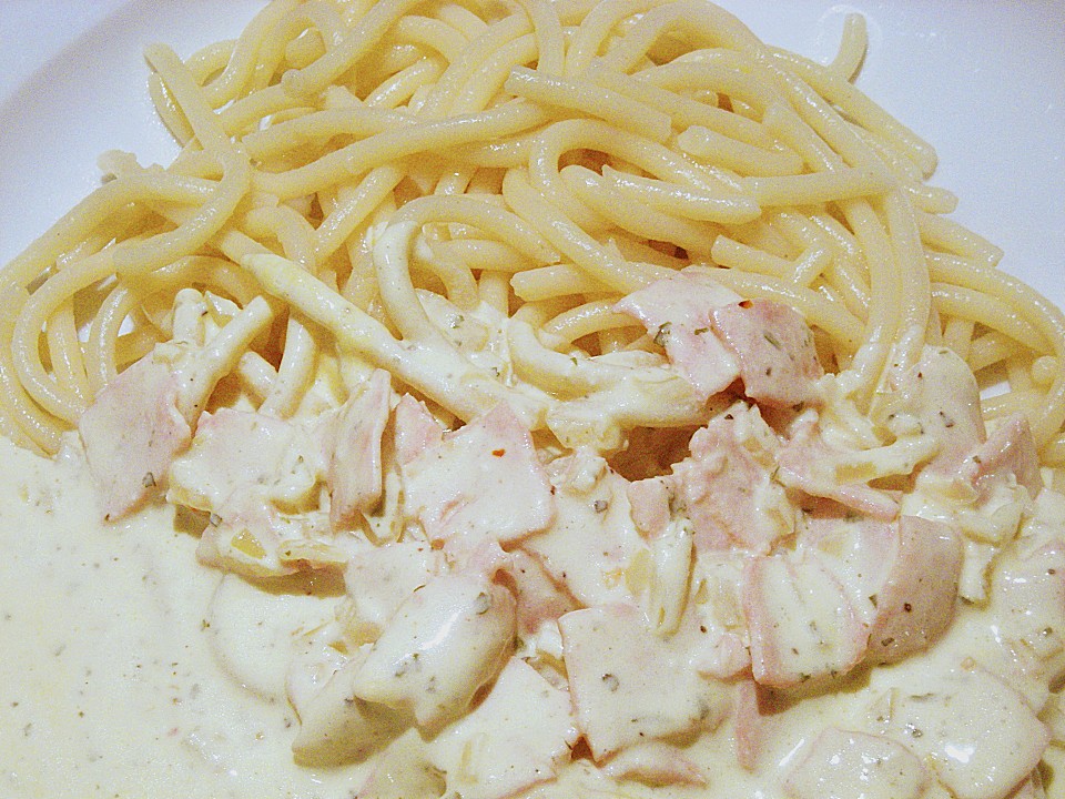 Pasta mit Frischkäse - Sauce von Annika1184 | Chefkoch.de