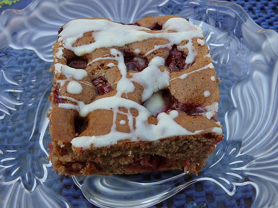 Schneller Schoko-Kirsch-Blechkuchen von FLOK | Chefkoch.de
