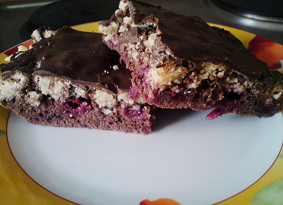 Schneller Schoko-Kirsch-Blechkuchen von FLOK | Chefkoch.de Schneller Schoko-Kirsch-Blechkuchen von FLOK | Chefkoch.de