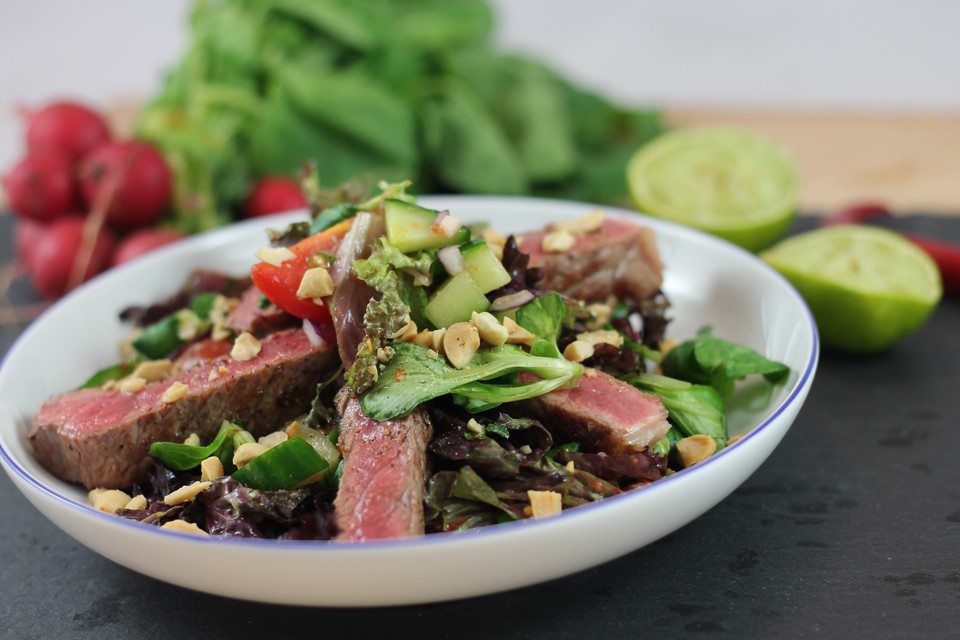 Asiatischer Steak Salat von riceandbread | Chefkoch.de