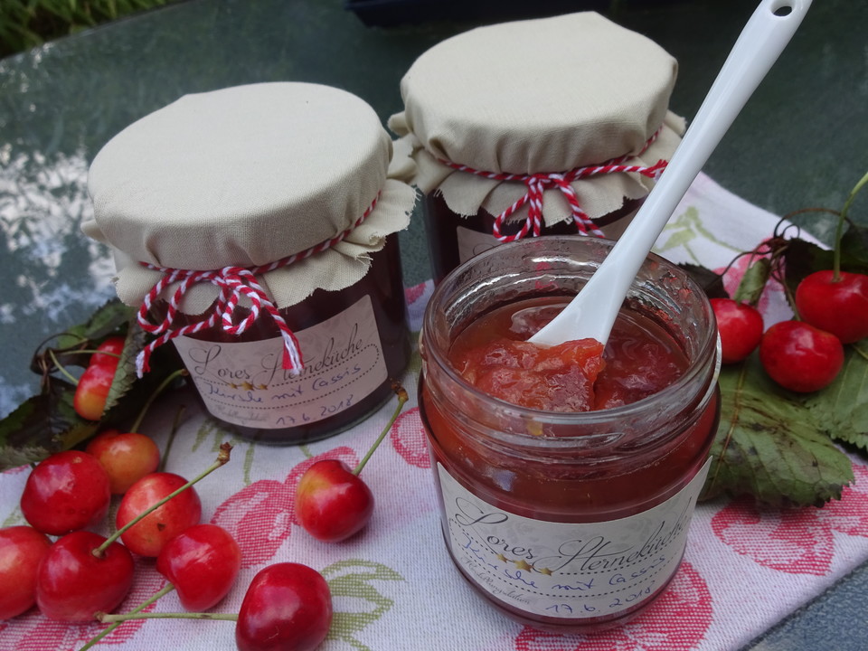 Kirschmarmelade mit Cassis von Sterneköchin2011 | Chefkoch.de