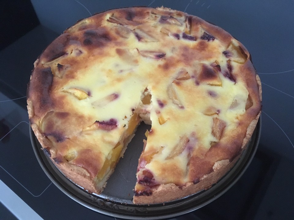 Pfirsich-Nektarinen-Kuchen von Genusssternchen | Chefkoch.de