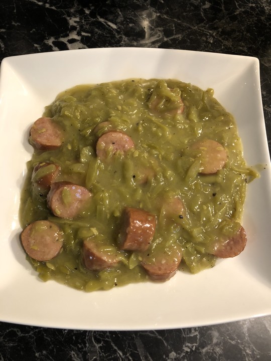 Schnibbelbohnen-Eintopf mit Mettwurst von PitGirl | Chefkoch.de