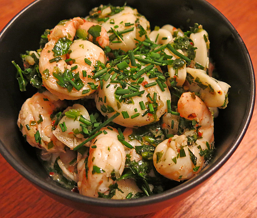 Meeresfrüchte - Salat mit Zitrone und Limone von Kochlöffelschwinger ...