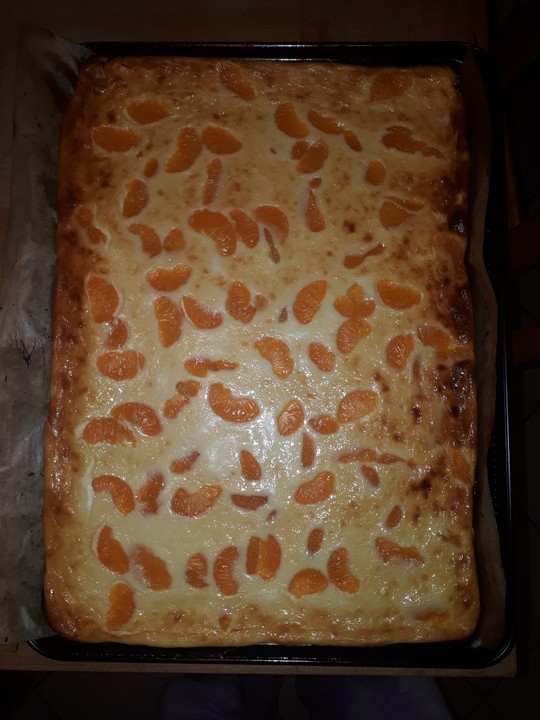 Quark - Mandarinen - Blechkuchen von sonne06 | Chefkoch.de